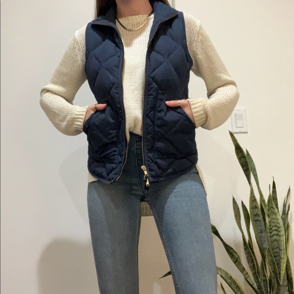 Navy J. Crew Vest